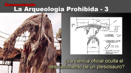 Arqueologia ¿prohibida? parte3 - plesiosauro