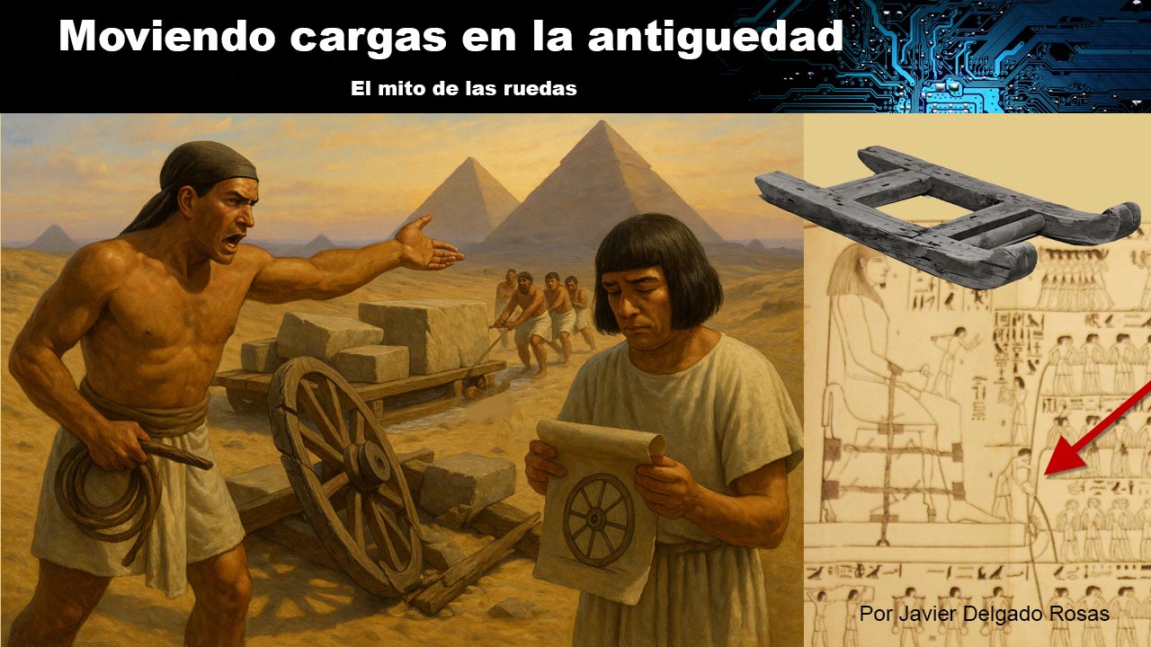 Moviendo cargas antiguas y el mito de las ruedas